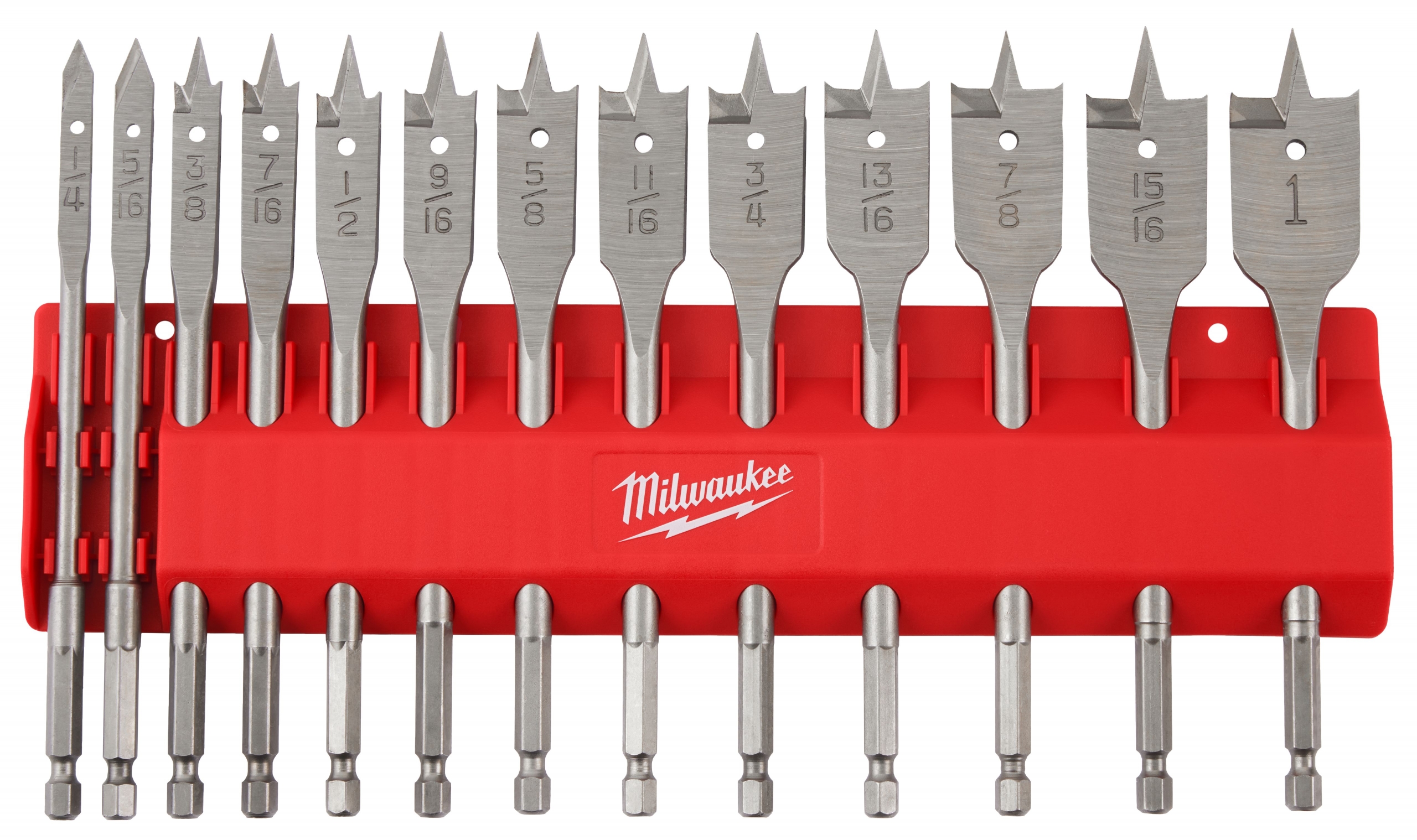 Juego brocas planas 13 piezas Milwaukee 48-27-1520 - Imagen 4