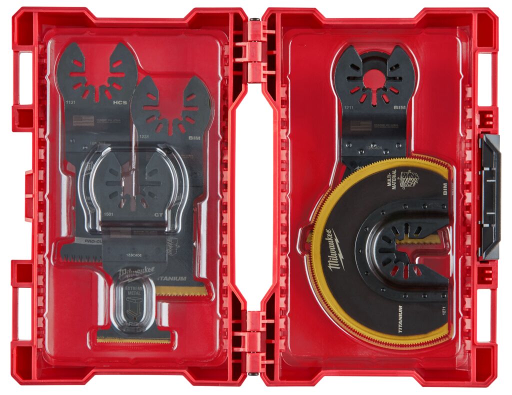 Lot De 9 Lames Oscillantes Milwaukee Open-Lok – Pour Outil Multi Usage, Coupe Et Ponçage Précis