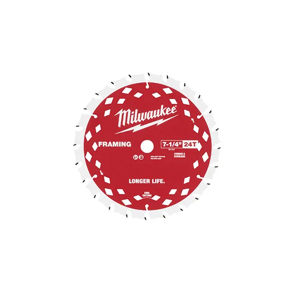 Pack de 2 discos de sierra circular 7-1/4" 24 dientes Milwaukee 48-40-0722