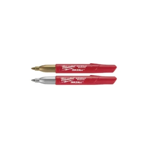 Marcador punta fina 2 un plateado/dorado Milwaukee 48-22-3123