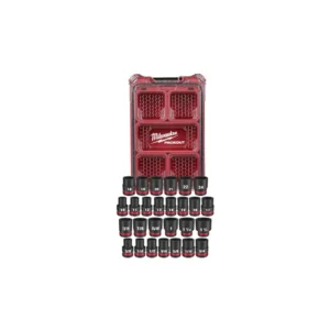 Juego dados Shockwave Imp. Duty de 1/2" 27 pz Milwaukee 49-66-6804