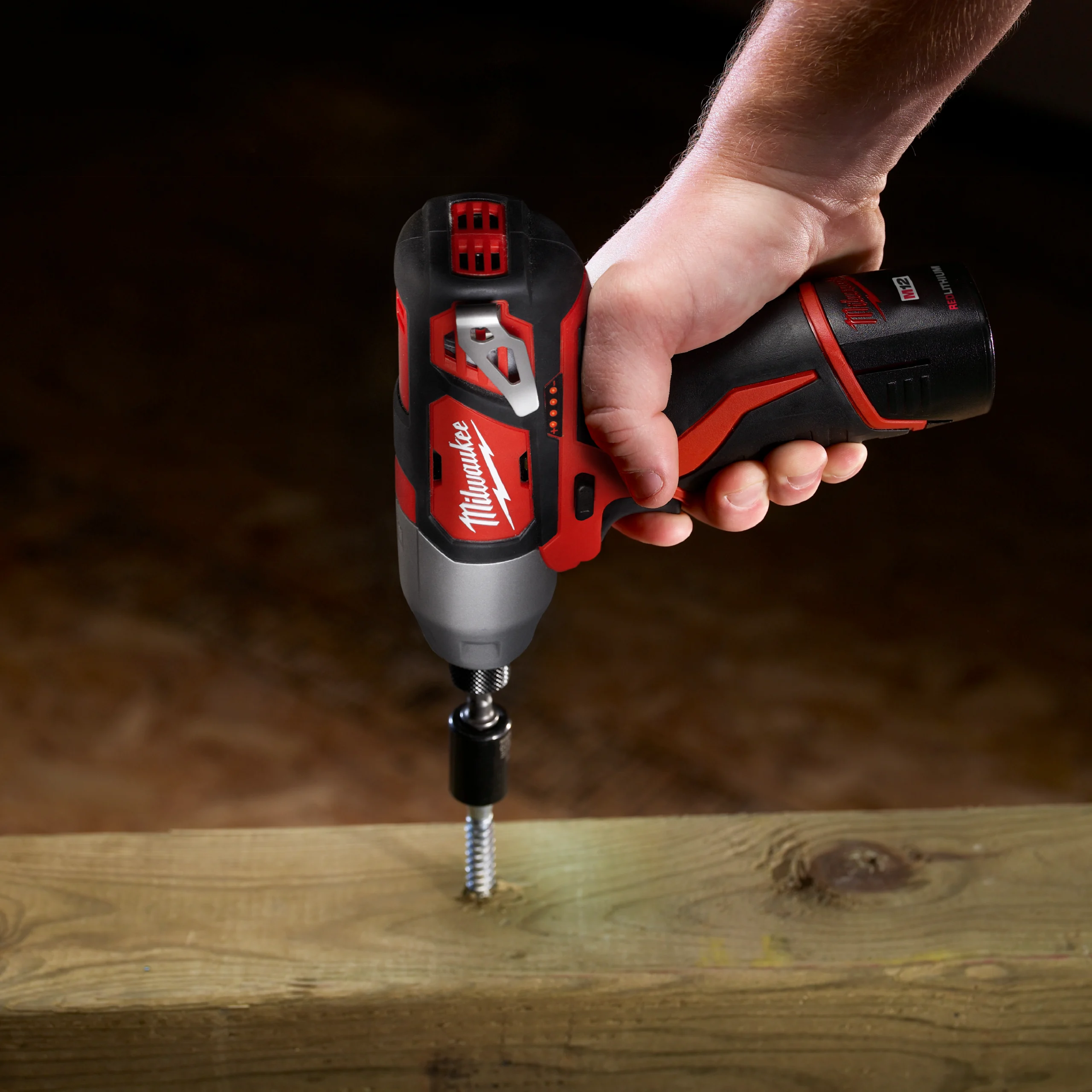 Destornillador de impacto hexagonal M12 de ¼ Milwaukee 2462-20 - Imagen 3