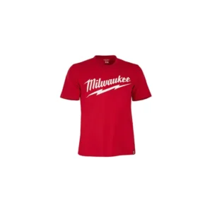 Polera Roja resistente con logotipo de manga corta Milwaukee 607R-L