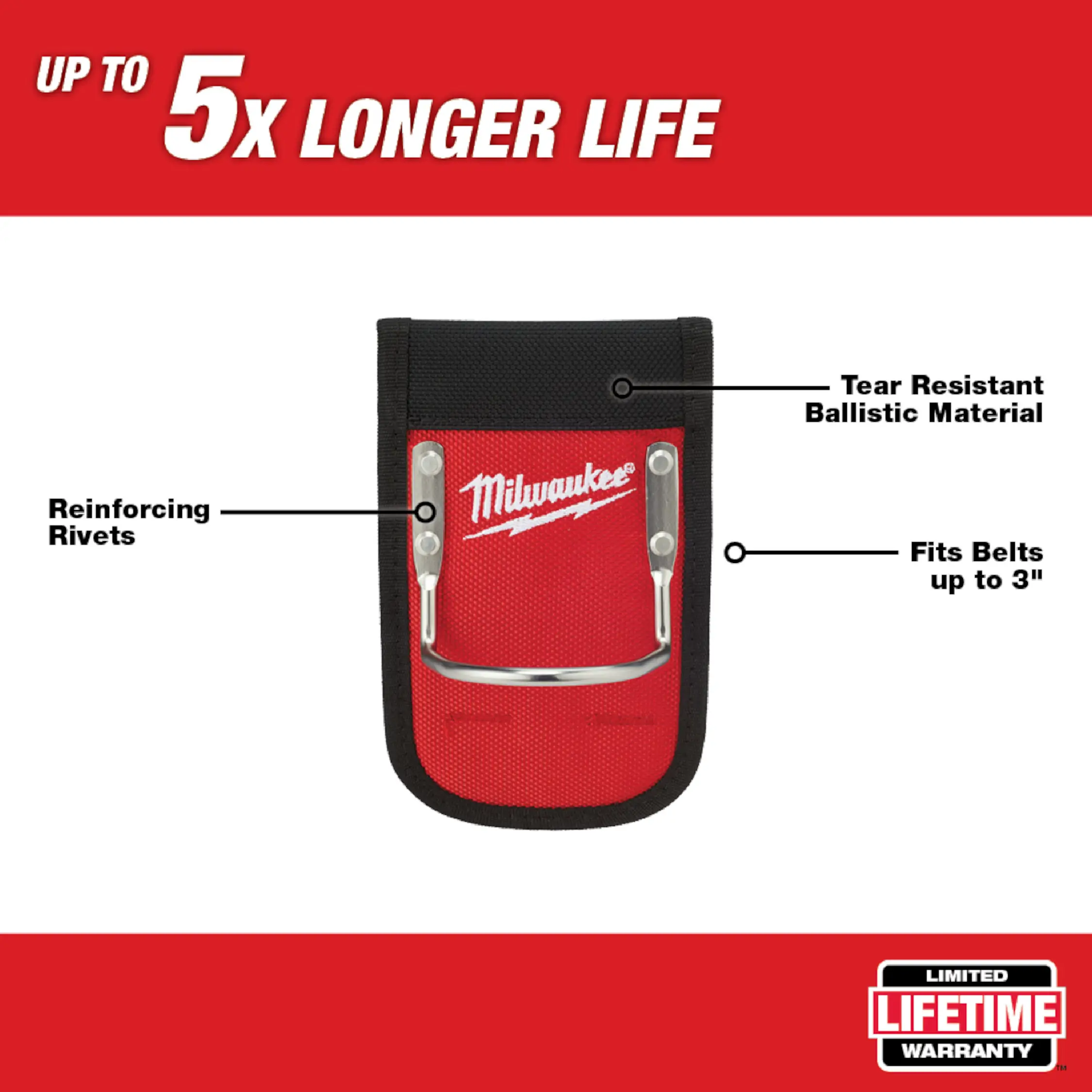 Gancho para martillo de diseño metálico Milwaukee 48-22-8149 - Imagen 2