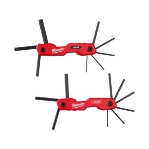 Juego de 2 llaves hexagonales plegables de 17 piezas  48-22-2183 Milwaukee