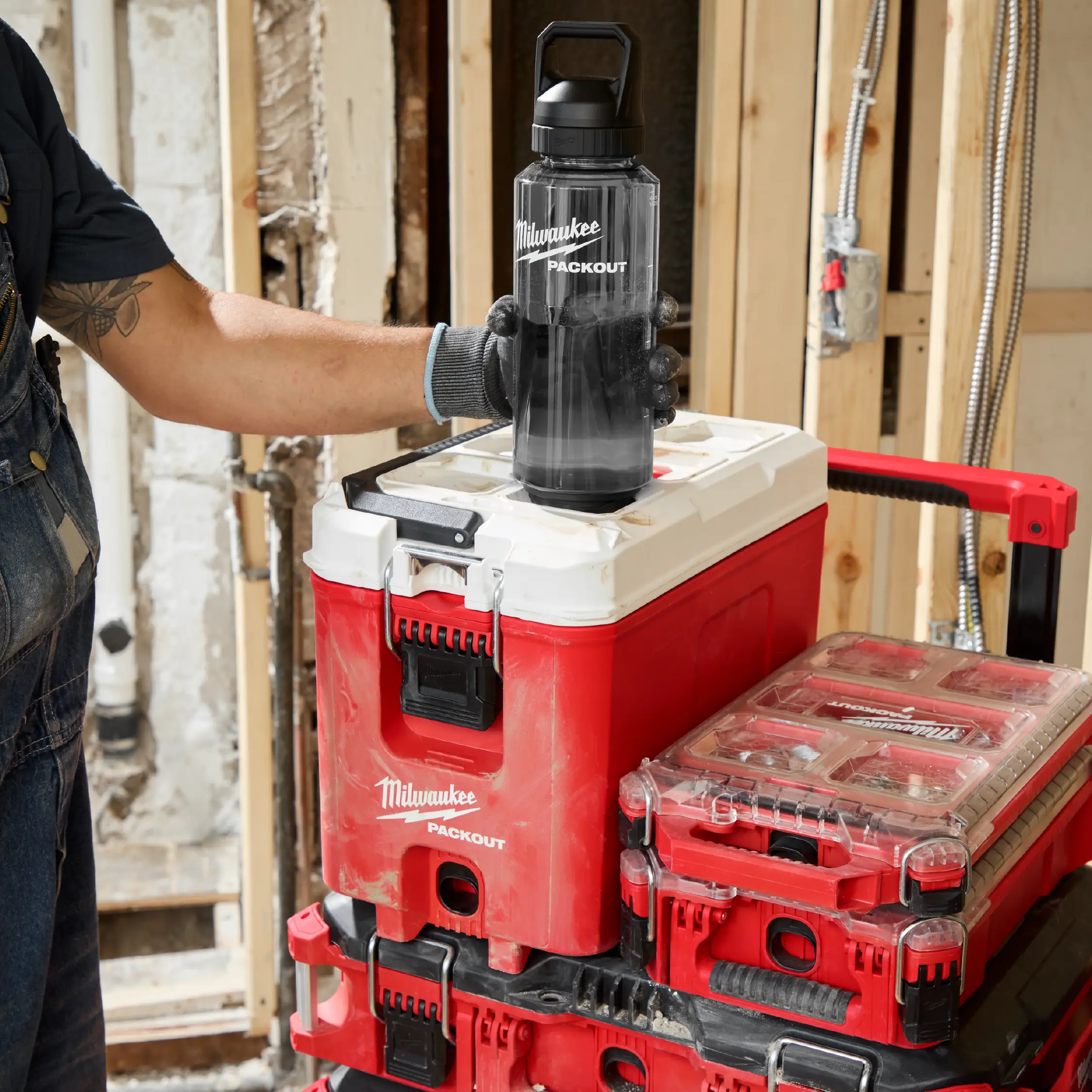 Botella con tapa de boca ancha PACKOUT de 34 oz 48-22-8372R Milwaukee - Imagen 5