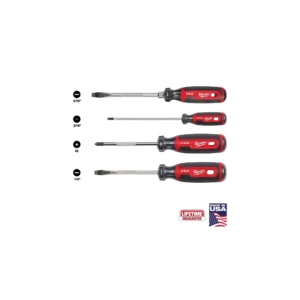 Juego de 4 destornilladores con mango acolchado Milwaukee MT200-4