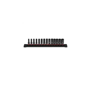 Juego de 14 piezas de llaves de vaso métricas profundas de 6 puntas SHOCKWAVE Impact Duty de 3/8" 49-66-7008 Milwaukee