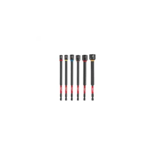 Juego de 6 destornilladores magnéticos para tuercas Shockwave de 6" Milwaukee 49-66-4567