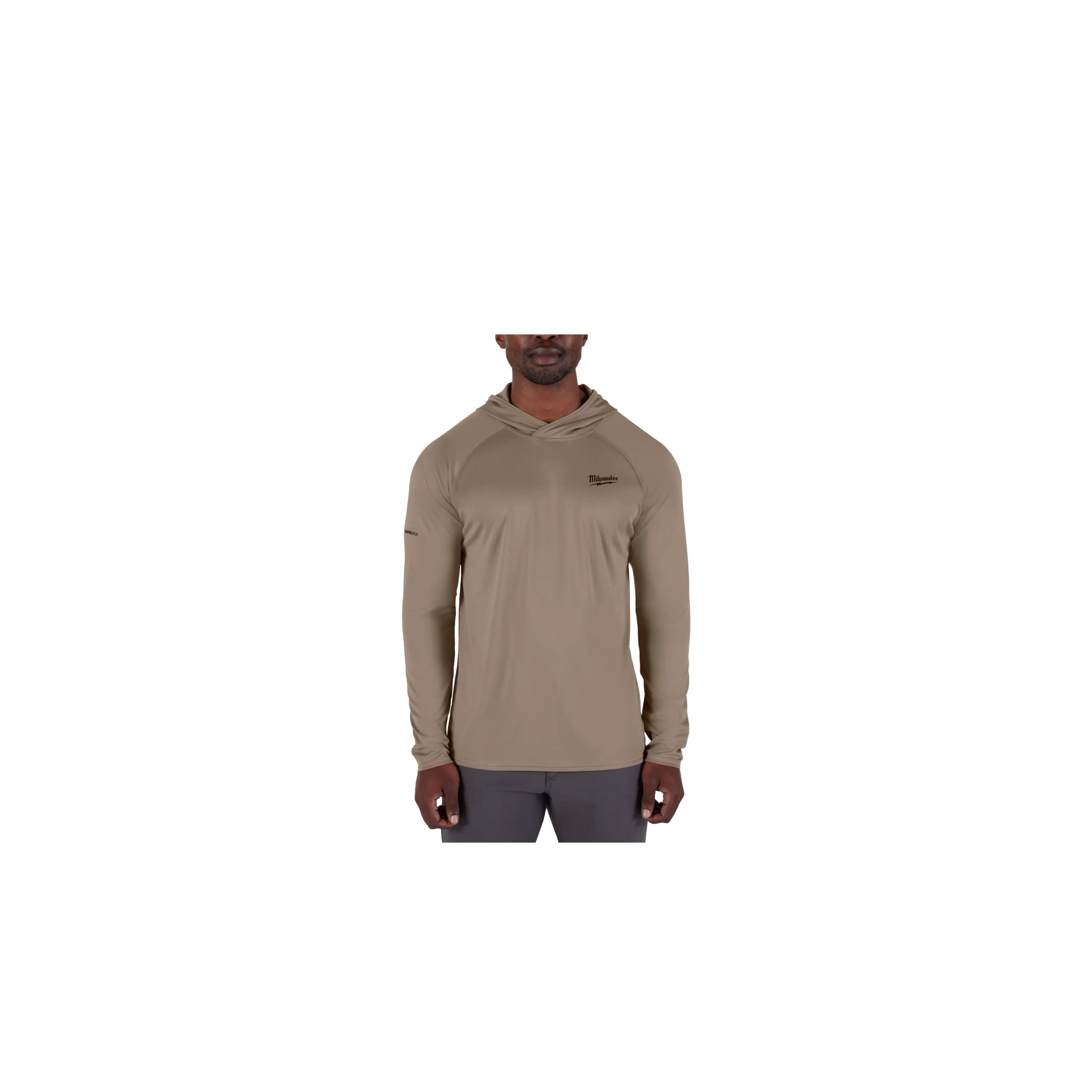 Camisa de sol con capucha WORKSKIN - Marron Talla M Milwaukee M550N-M