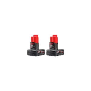 Paquete de dos baterías M12 Redlithium XC 4.0 Milwaukee 48-11-2442