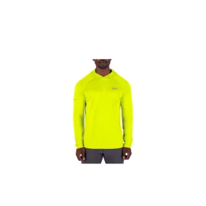 Camisa de sol con capucha WORKSKIN - Amarillo Talla L Milwaukee M550Y-L