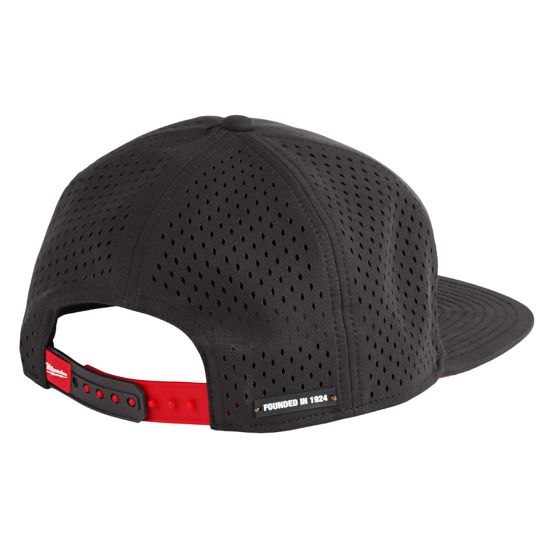 Jockey snapback de visera plana negra Milwaukee M771B - Imagen 2
