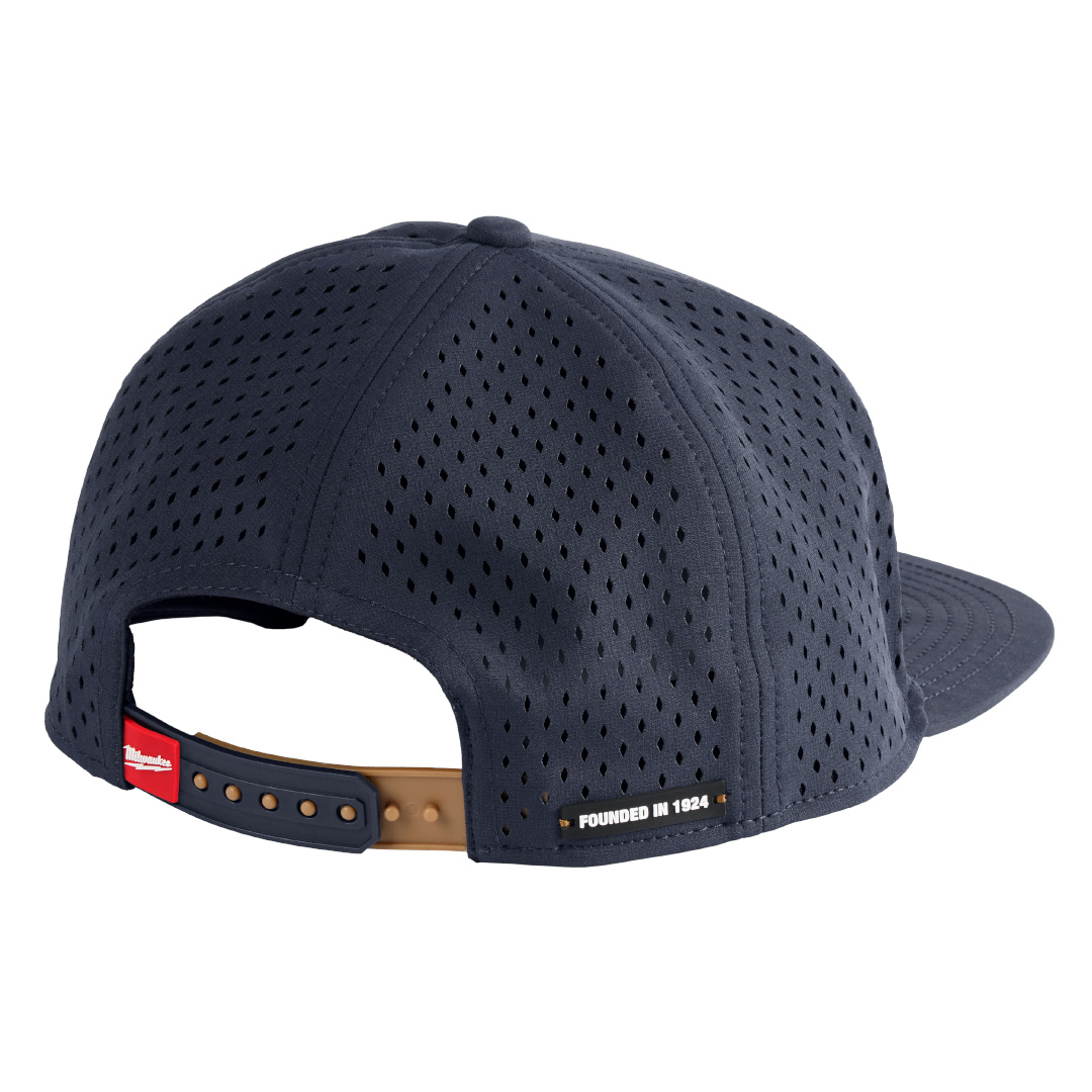 Jockey snapback de visera plana azul Milwaukee M771U - Imagen 2