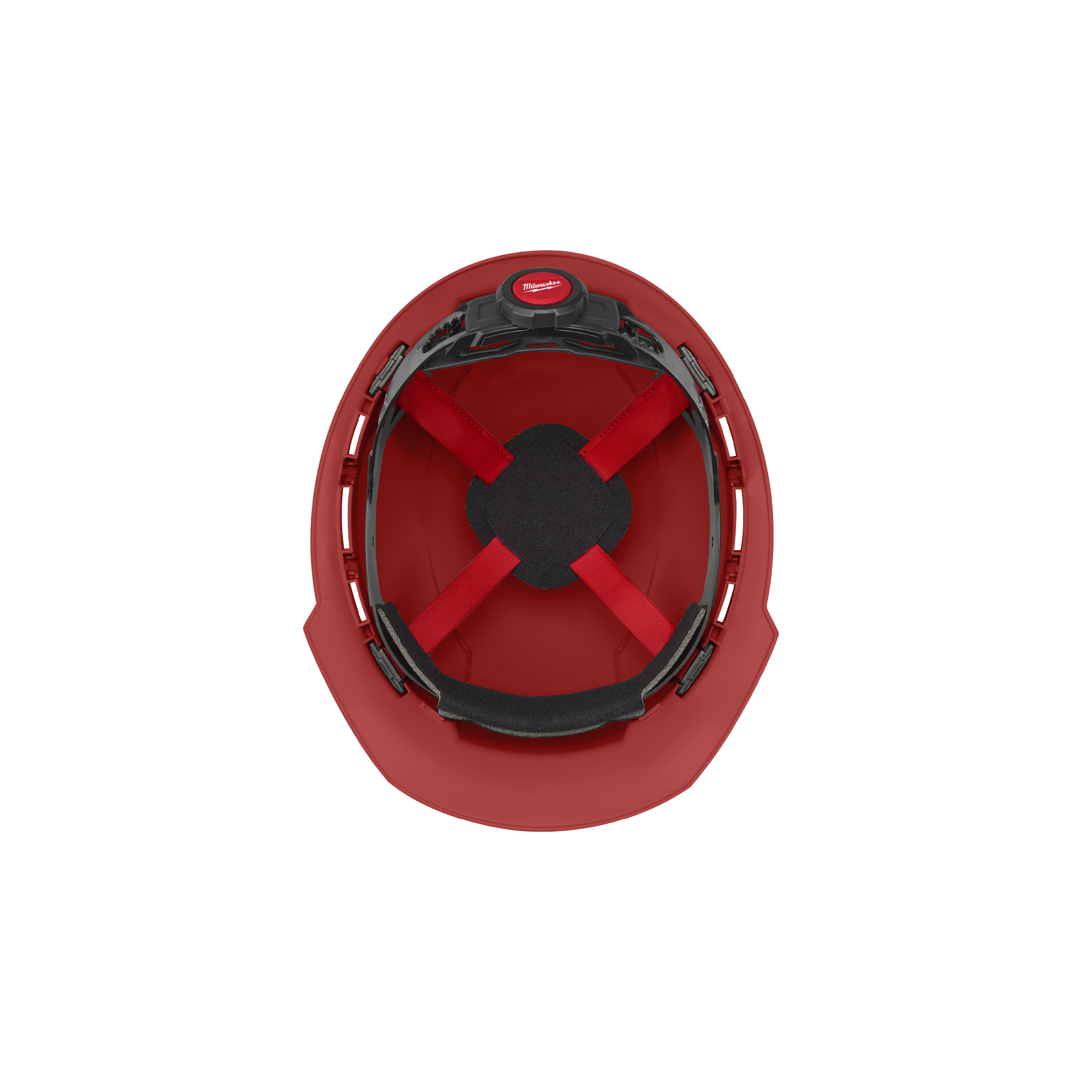Casco Bolt rojo con visera frontal ventilada y suspensión de trinquete de 4 puntos (EE. UU.) - Tipo 1, Clase C Milkwaukee 48-73-1208 - Imagen 2