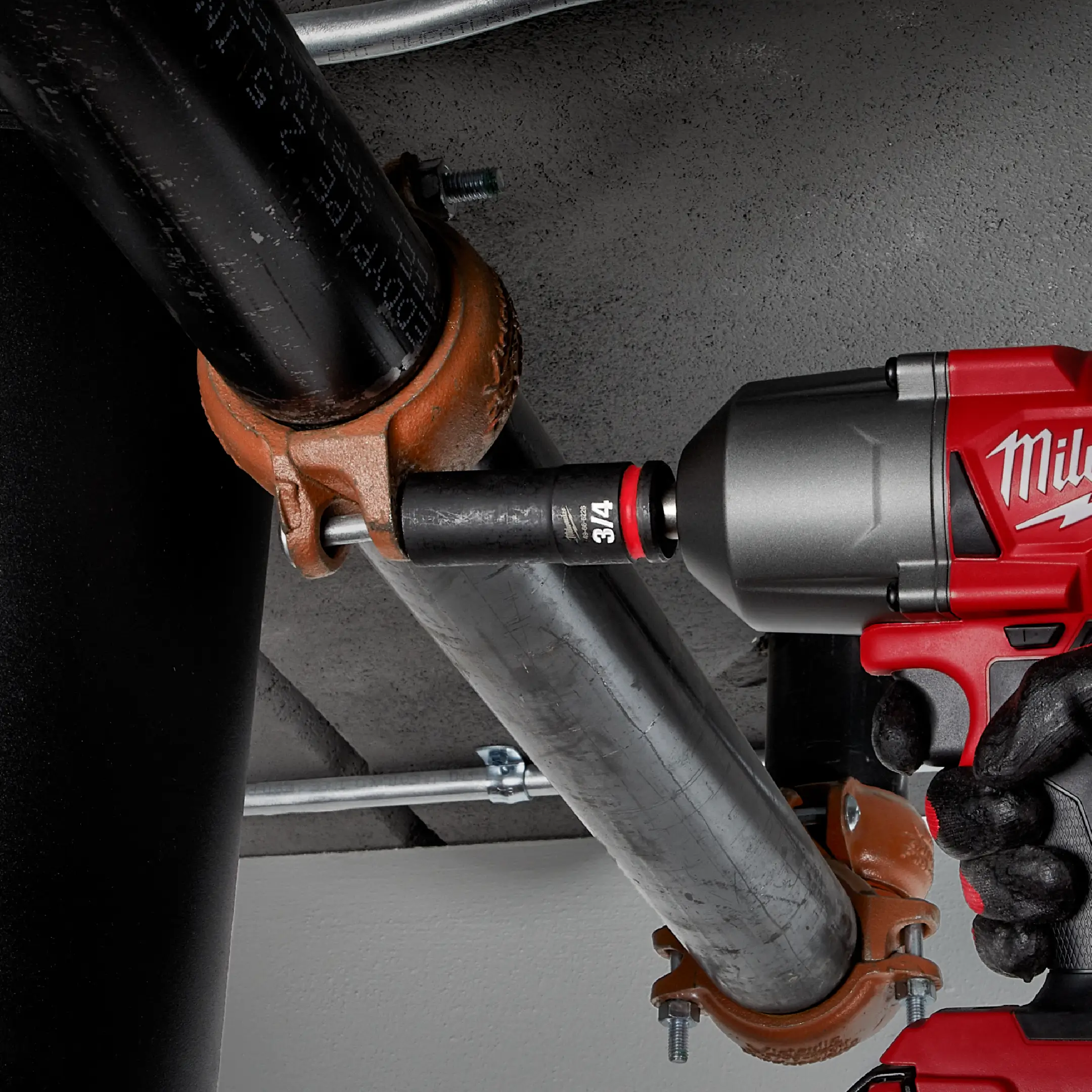 Juego de 8 dados de impacto de 3/4" SAE Milwaukee 49-66-7018 - Imagen 3