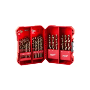 Juego de 29 pzs brocas de cobalto Red Helix Milwaukee 48-89-2332