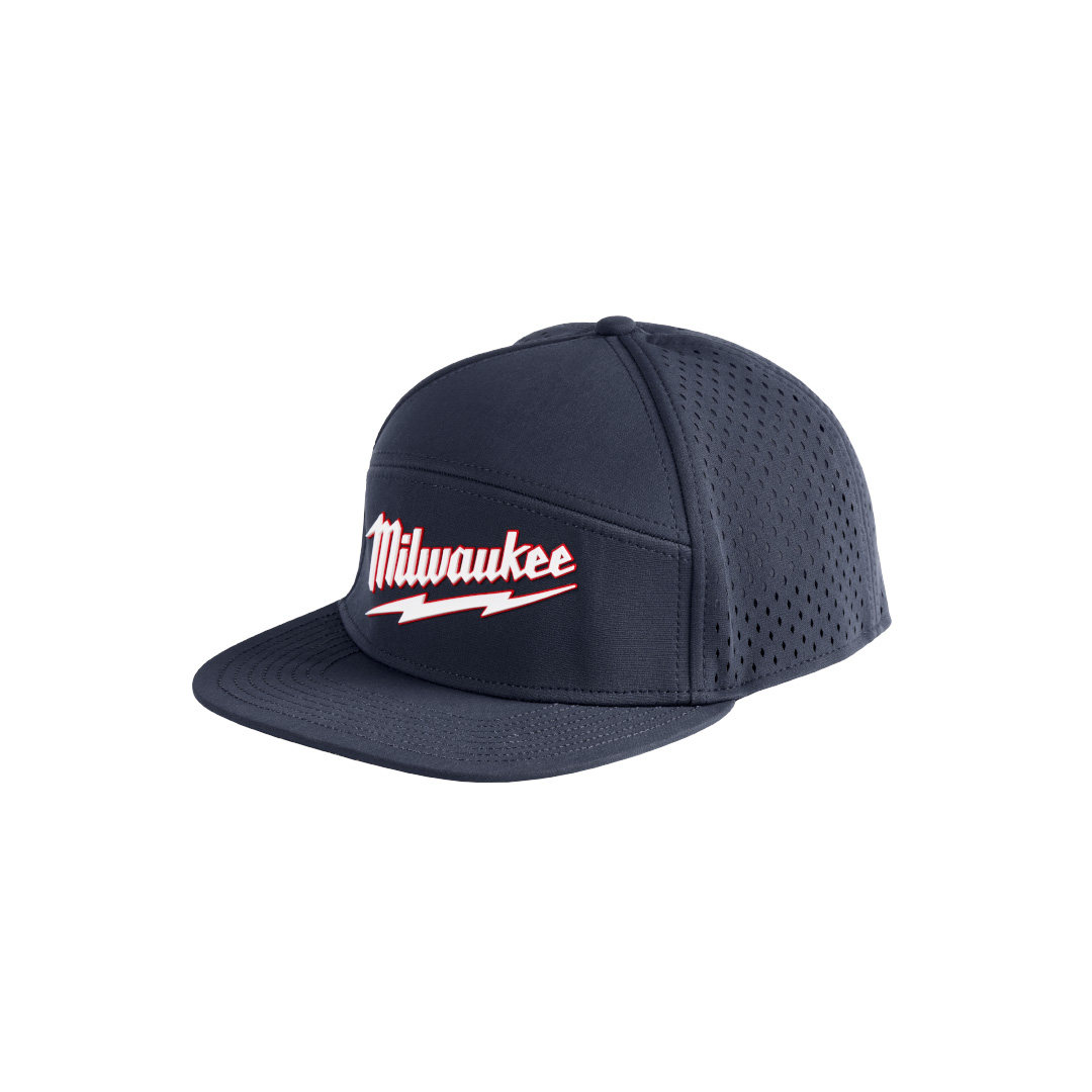 Jockey snapback de visera plana azul Milwaukee M771U